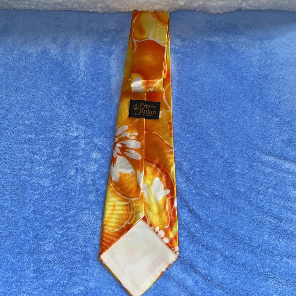 Vintage Prince Kuhio Men’s Tie. Made in Hawaii. - Picture 2 of 4